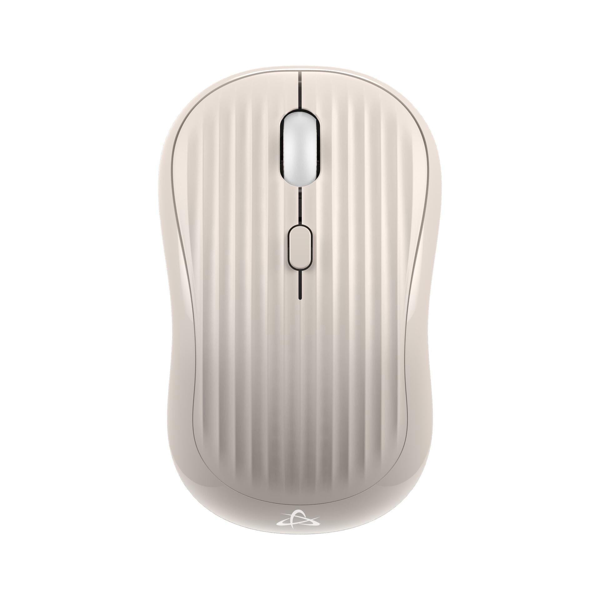 Mouse Ottico Wireless 1600 Dpi 4D Beige, WM-602BE