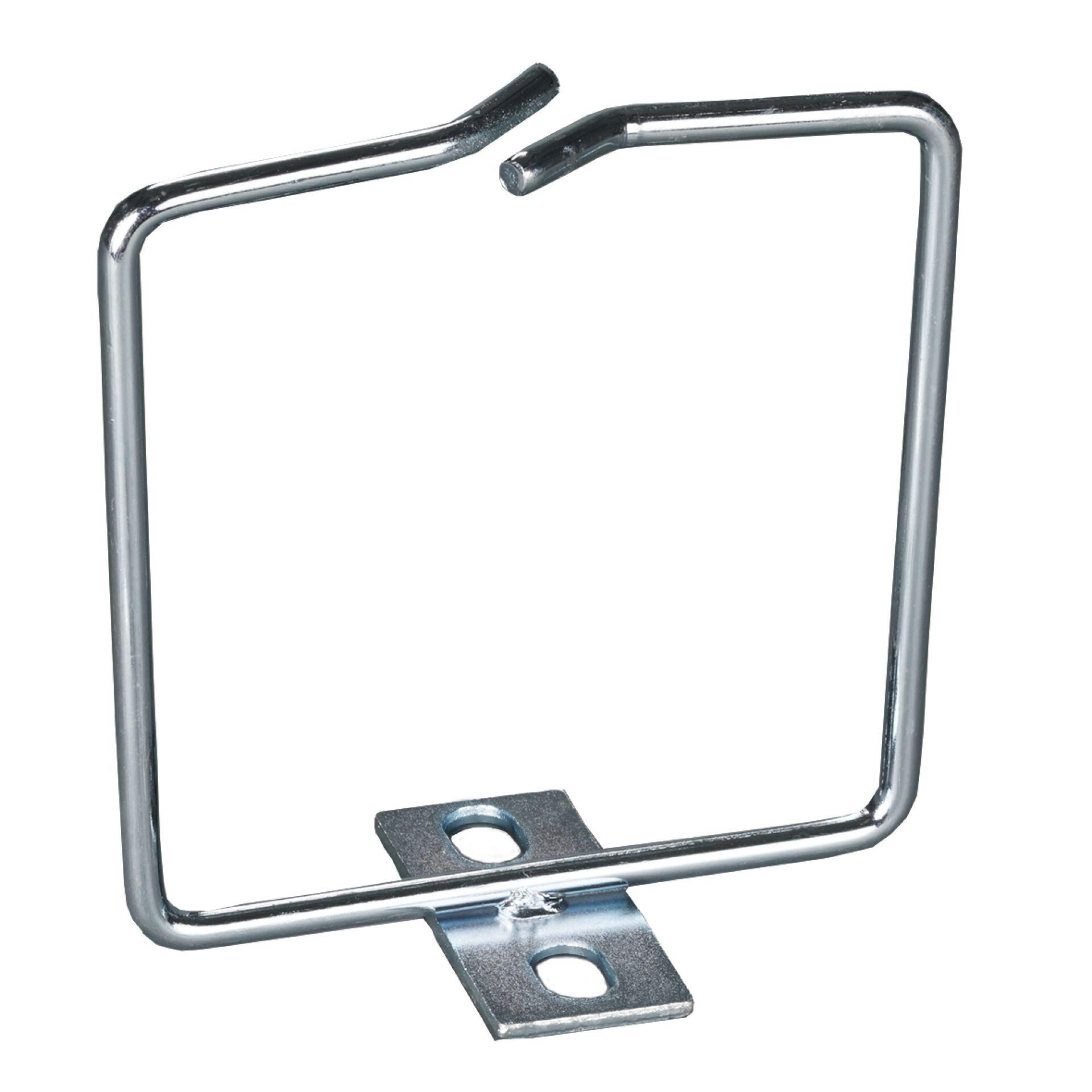 Anello Passacavi Frontale 80x80 mm in Acciaio Zincato per Armadi Rack